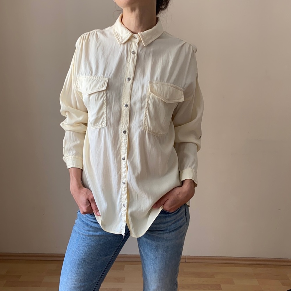 Cotton button down shirt